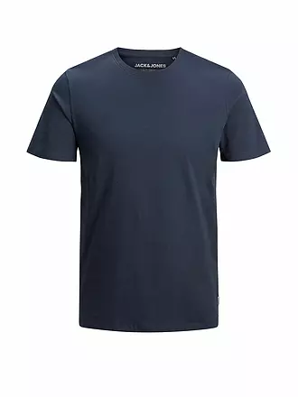 JACK & JONES | T-Shirt Slim Fit "JJEORGANIC" | blau